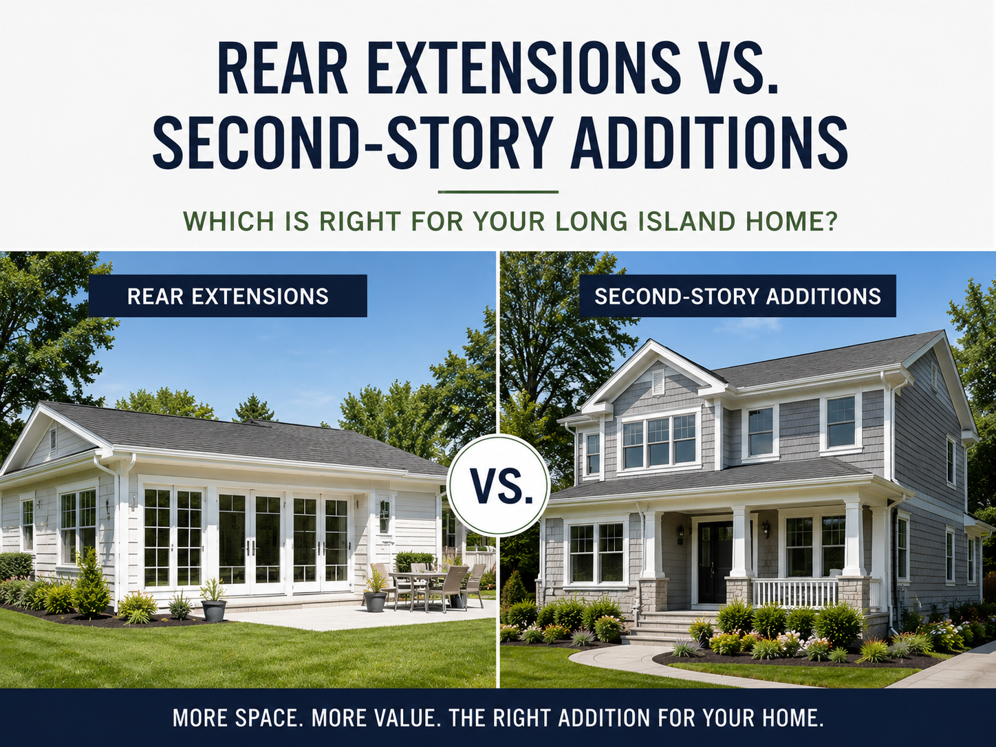 Rear Extensions vs. Second-Story Additions: Which Is Right for Your ...
