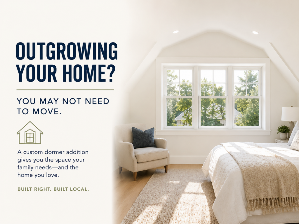 5 Reasons to Choose a Dormer Over Moving to a Bigger House